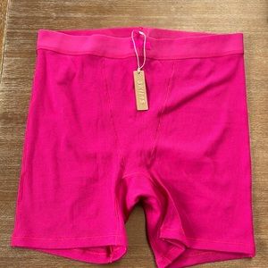 Skims Ribbed Biker Short